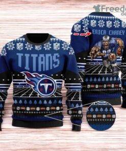 Tennessee Titans Ugly Sweater Mascot NFL Christmas Gifts for big fans