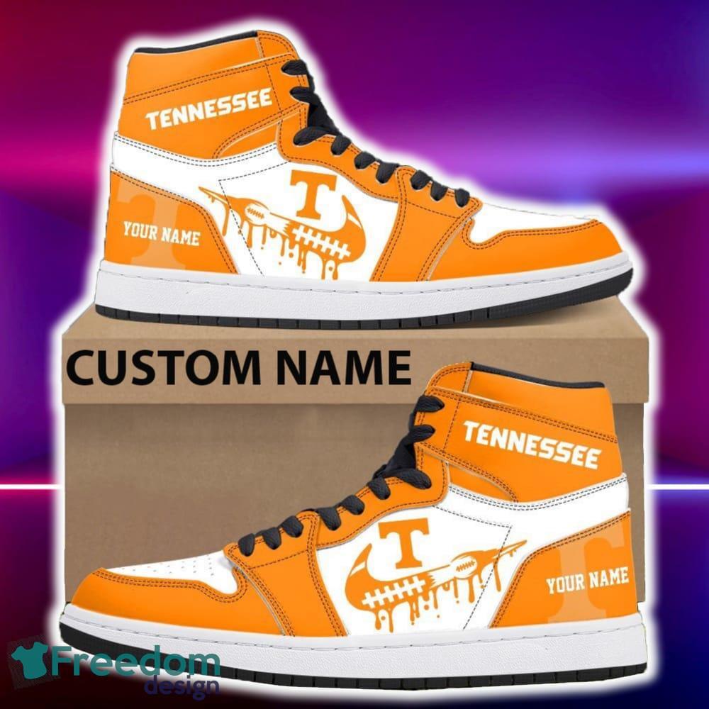 Tennessee Volunteers Air Jordan Hightop Shoes New Custom Name For Fans Gift Sneaker image Tennessee Volunteers Air Jordan Hightop Shoes New Custom Name For Fans Gift Sneaker - Tennessee Volunteers Air Jordan Hightop Shoes Photo 4