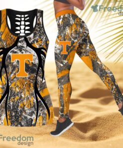 Tennessee Volunteers NCAA Personalized Combo Hollow Tanktop And Leggings Gift For Women