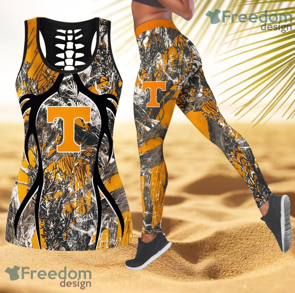 Tennessee Volunteers NCAA Personalized Combo Hollow Tanktop And Leggings Gift For Women image Tennessee Volunteers NCAA Personalized Combo Hollow Tanktop And Leggings Gift For Women Product Photo 1