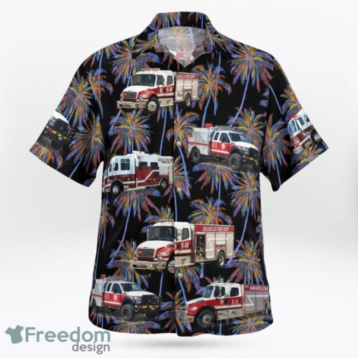 Texas Amarillo Fire Department Hawaiian Shirt Product Photo 2