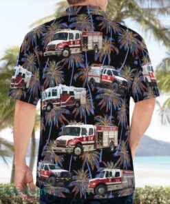 Texas Amarillo Fire Department Hawaiian Shirt Product Photo 4