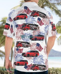 Texas, Colleyville Fire Department, 4th Of July Hawaiian Shirt Men Women Beach Shirt Product Photo 2