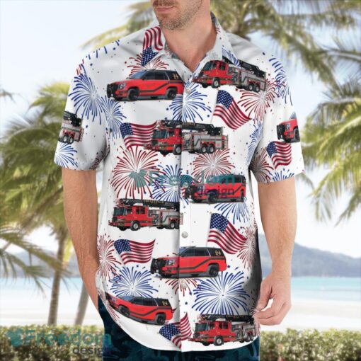 Texas, Colleyville Fire Department, 4th Of July Hawaiian Shirt Men Women Beach Shirt Product Photo 4