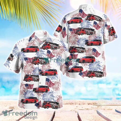 Texas, Colleyville Fire Department, 4th Of July Hawaiian Shirt Men Women Beach Shirt Product Photo 1