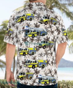 Texas, Dallas Fort Worth International Airport Fire Rescue Beach Hawaiian Shirt Product Photo 2