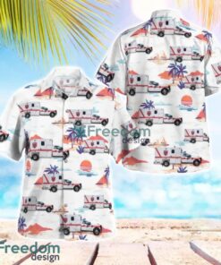 Texas, Leon County, Jewett Emergency Medical Service Tropical 3D Hawaiian Shirt Gift For Summer