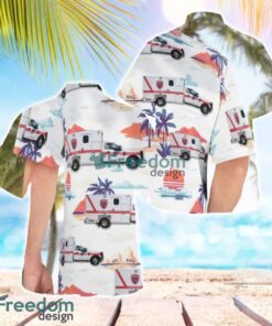 Texas, Leon County, Jewett Emergency Medical Service Tropical 3D Hawaiian Shirt Gift For Summer Product Photo 4