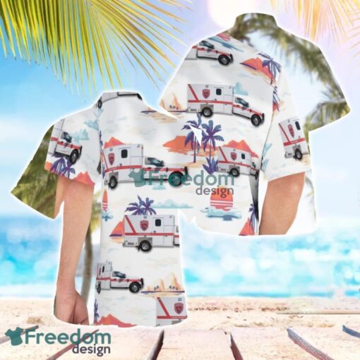 Texas, Leon County, Jewett Emergency Medical Service Tropical 3D Hawaiian Shirt Gift For Summer Product Photo 4