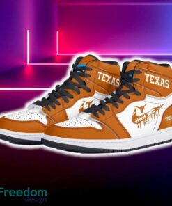 Texas Longhorns Air Jordan Hightop Shoes New Custom Name For Fans Gift Sneaker - Texas Longhorns Air Jordan Hightop Shoes Photo 5