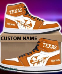 Texas Longhorns Air Jordan Hightop Shoes New Custom Name For Fans Gift Sneaker Texas Longhorns Air Jordan Hightop Shoes New Custom Name For Fans Gift Sneaker