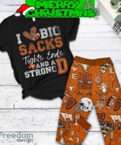 Texas Longhorns Love Big Sacks Fleece Pajamas Set All Over Print Christmas Gift Texas Longhorns Love Big Sacks Fleece Pajamas Set All Over Print Christmas Gift