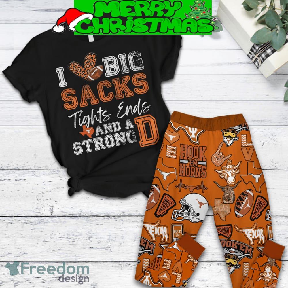 Texas Longhorns Love Big Sacks Fleece Pajamas Set All Over Print Christmas Gift image Texas Longhorns Love Big Sacks Fleece Pajamas Set All Over Print Christmas Gift - Texas Longhorns Love Big Sacks Fleece Pajamas Set-1