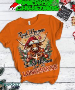 Texas Longhorns Smart Woman Love The Longhorns Christmas Fleece Pajamas Set Men Women For Fans - Texas Longhorns Smart Woman Love The Longhorns Christmas Fleece Pajamas Set-2