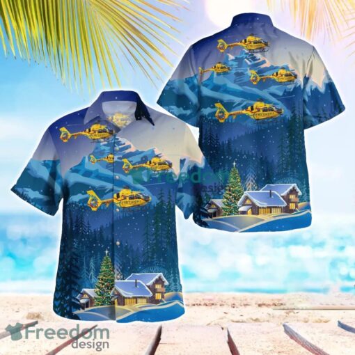 Texas, Methodist Air Care Eurocopter EC-135P2+ Hawaiian Shirt Men Women Beach Shirt Product Photo 1