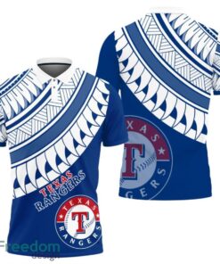Texas Rangers Polynesian Pattern Polo Shirt Texas Rangers Polynesian Pattern Polo Shirt