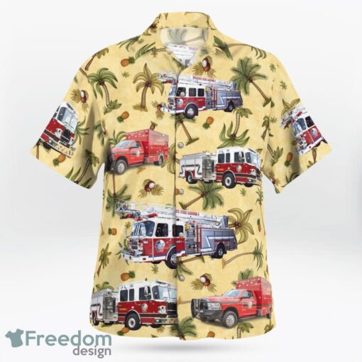 Texas Yoakum Fire Department Hawaiian Shirt Product Photo 2