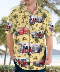 Texas Yoakum Fire Department Hawaiian Shirt Product Photo 3