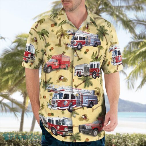 Texas Yoakum Fire Department Hawaiian Shirt Product Photo 3