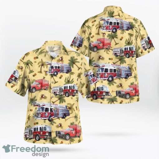 Texas Yoakum Fire Department Hawaiian Shirt Product Photo 1