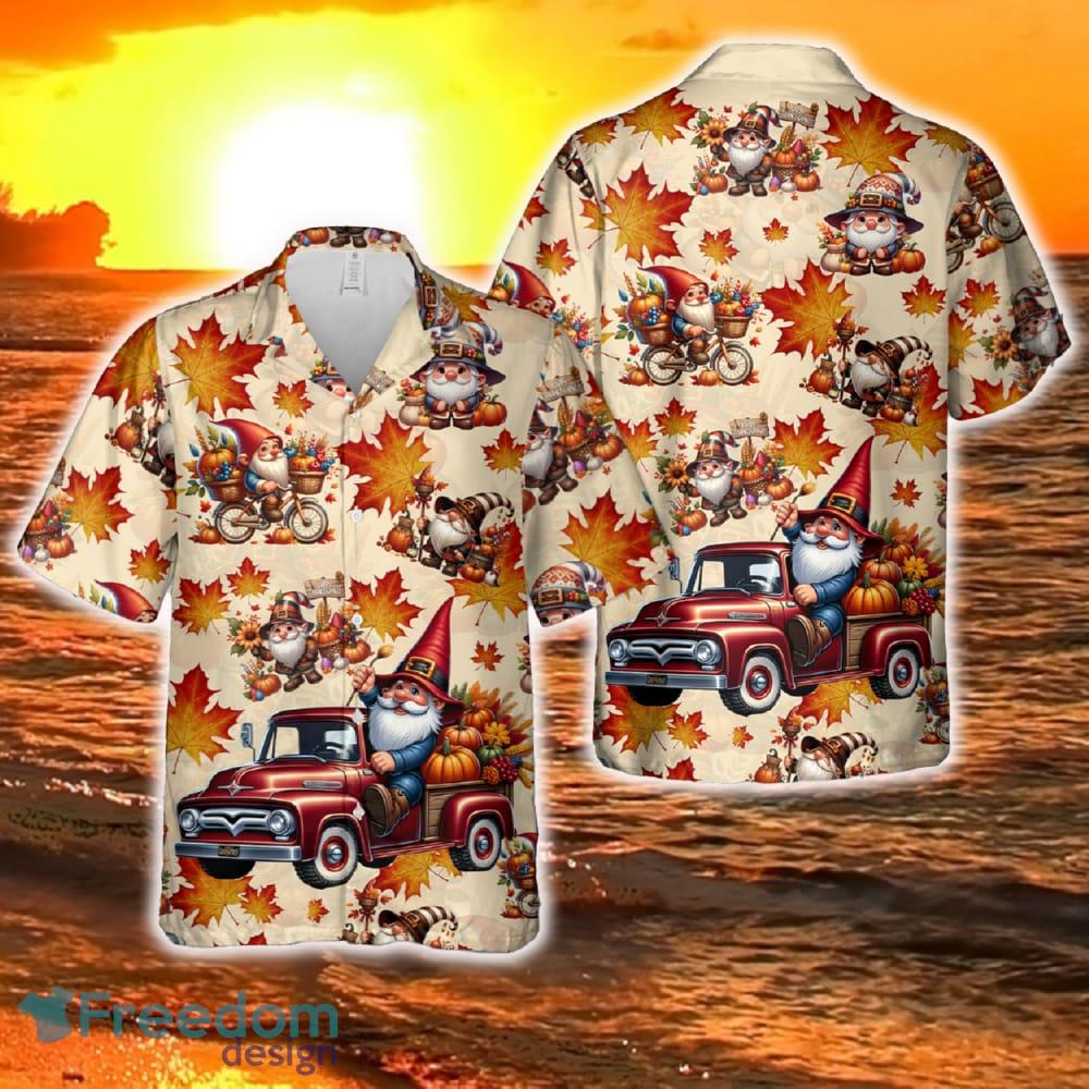 Thanksgiving Day Gnomes Hawaiian Shirt image Thanksgiving Day Gnomes Hawaiian Shirt - Thanksgiving Day Gnomes Hawaiian Shirt-1