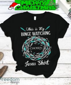 The Chosen This Is My Binge Watching Jesus Shirt Fleece Pajamas Set Christmas For Family - The Chosen This Is My Binge Watching Jesus Shirt Fleece Pajamas Set-2