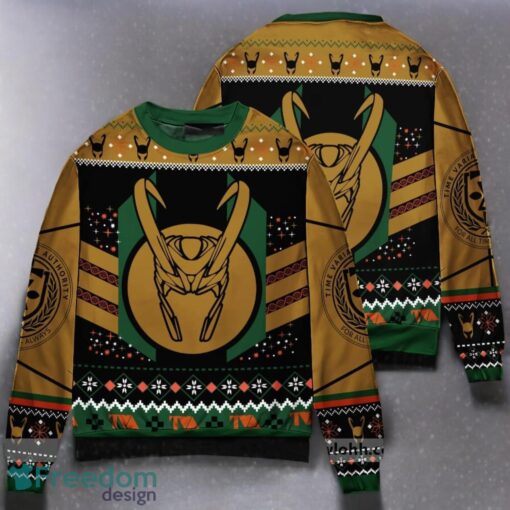 The Christmas Variant Loki ,Ugly Sweater 3D Printed Christmas Gift Party Product Photo 1