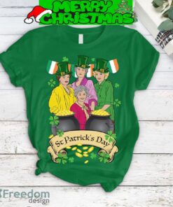 The Golden Girls St. Patrick’s Day Fleece Pajamas Set Green All Over Print Christmas Gift - The Golden Girls St. Patrick’s Day Fleece Pajamas Set Green-2