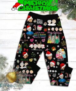 The Golden Girls Stay Golden Happy Holiday Christmas Fleece Pajamas Set Men Women For Fans - The Golden Girls Stay Golden Happy Holiday Christmas Fleece Pajamas Set-2