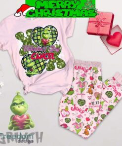 The Grinch Valentine Canceled Fleece Pajamas Set For Christmas