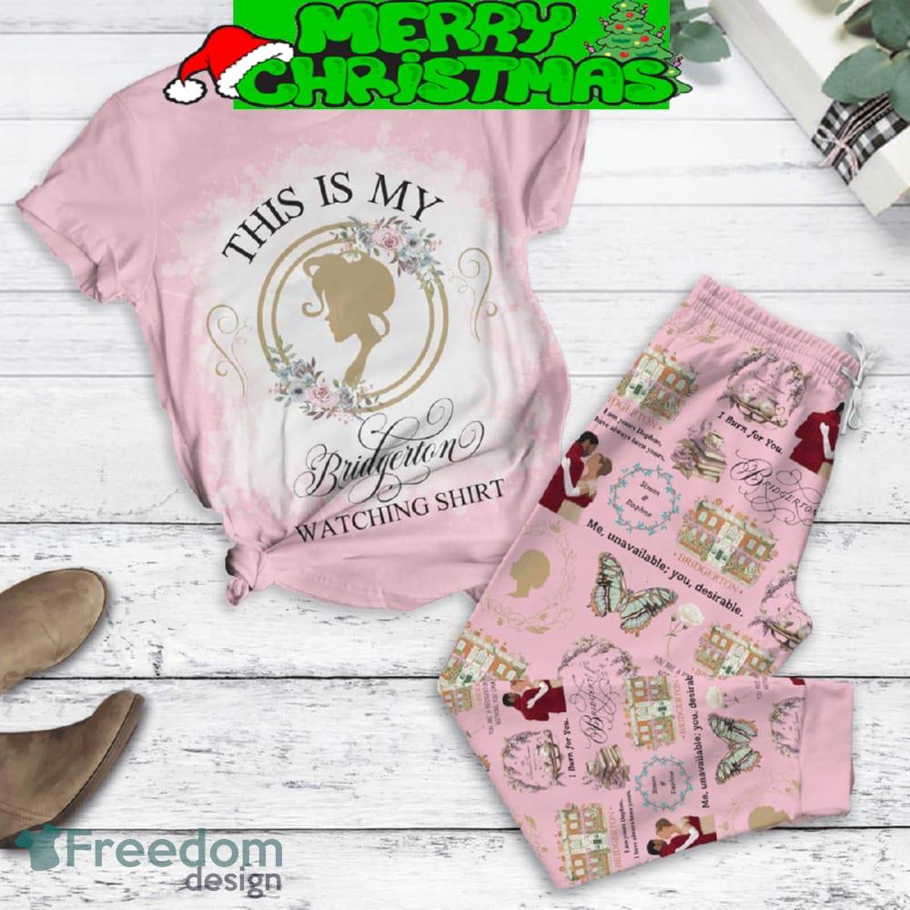 This Is My Bridgerton Watching Shirt Fleece Pajamas Set For Christmas image This Is My Bridgerton Watching Shirt Fleece Pajamas Set For Christmas - This Is My Bridgerton Watching Shirt Fleece Pajamas Set-1