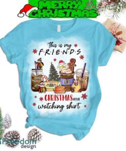 This Is My Friends Christmas Movie Watching Shirt Pajamas Set Men Women For Fans - This Is My Friends Christmas Movie Watching Shirt Pajamas Set-2