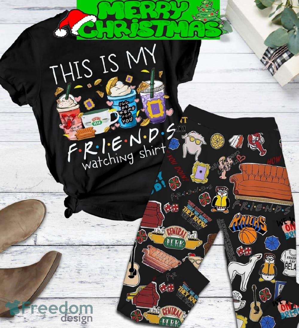 This Is My Friends Watching Shirt Central Perk Pajamas Set Gift Family image This Is My Friends Watching Shirt Central Perk Pajamas Set Gift Family - This Is My Friends Watching Shirt Central Perk Pajamas Set-2