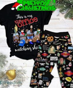 This Is My The Office Watching Shirt Threat Level Midnight Pajamas Set Gift Family