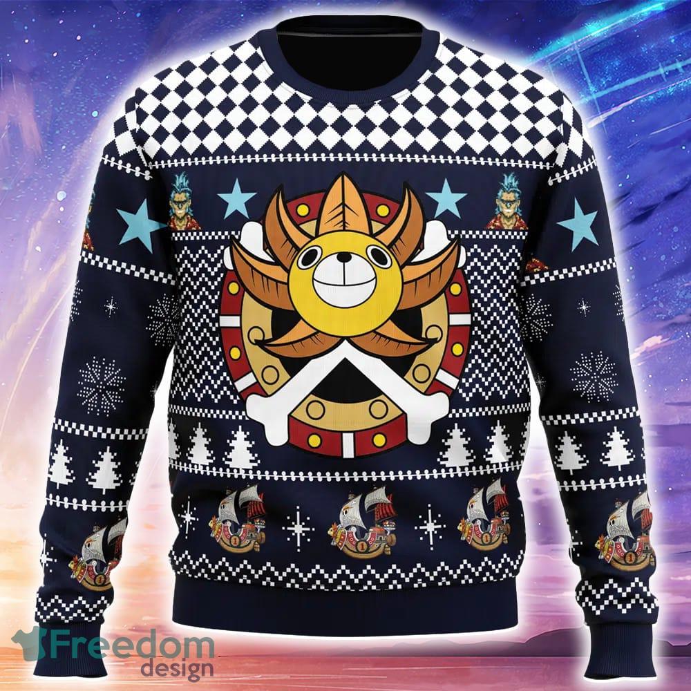 Thousand Sunny One Piece Knitted Christmas Sweater Trending Holidays For Men Women Fans image Thousand Sunny One Piece Knitted Christmas Sweater Trending Holidays For Men Women Fans - Thousand Sunny One Piece Ugly Christmas Sweater_1