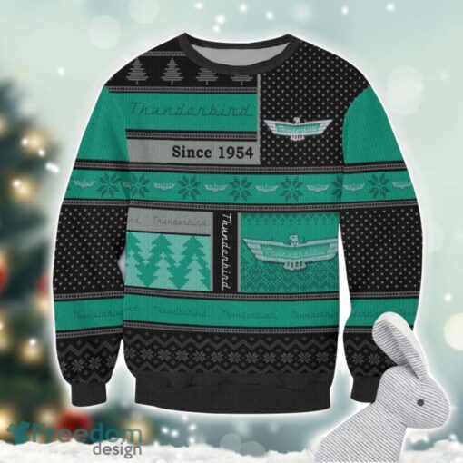 Thunderbird Logo Ugly Christmas Sweater For Fans Men And Women Christmas Gift Ideas Product Photo 2