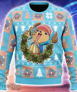 Timeskip Tony Tony Chopper One Piece Knitted Christmas Sweater Trending Holidays For Men Women Fans