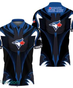 Toronto Blue Jays Abstract Pattern Polo Shirt Toronto Blue Jays Abstract Pattern Polo Shirt