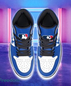 Toronto Blue Jays AJ1 Hightop Shoes New For Men Women Gift Air Jordan Hightop Sneaker Custom Name image Toronto Blue Jays AJ1 Hightop Shoes New For Men Women Gift Air Jordan Hightop Sneaker Custom Name - Toronto Blue Jays Air Jordan 1 Hightop Shoes_6