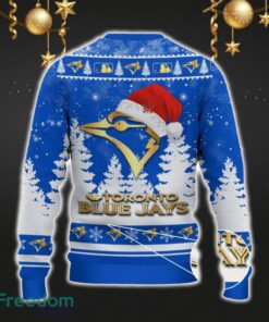 Toronto Blue Jays Car For Fans 3D Sweater Ugly Christmas Santa Hat Tree Gift For Men Women - Toronto Blue Jays Ugly Christmas Sweater_3