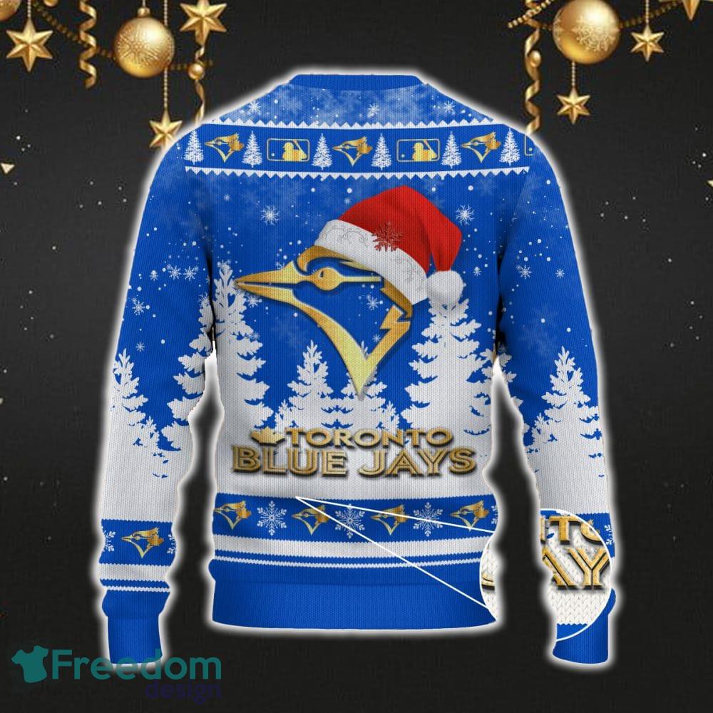Toronto Blue Jays Car For Fans 3D Sweater Ugly Christmas Santa Hat Tree Gift For Men Women image Toronto Blue Jays Car For Fans 3D Sweater Ugly Christmas Santa Hat Tree Gift For Men Women - Toronto Blue Jays Ugly Christmas Sweater_3