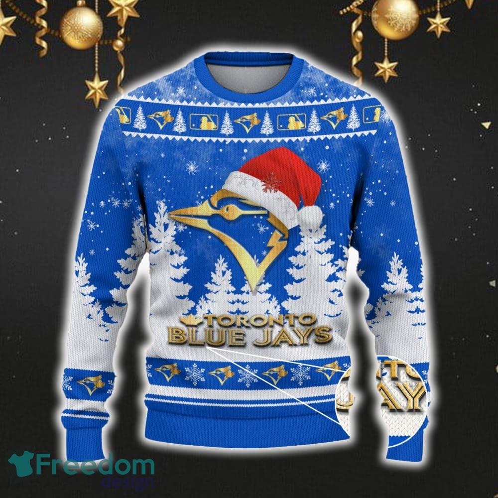 Toronto Blue Jays Car For Fans 3D Sweater Ugly Christmas Santa Hat Tree Gift For Men Women image Toronto Blue Jays Car For Fans 3D Sweater Ugly Christmas Santa Hat Tree Gift For Men Women - Toronto Blue Jays Ugly Christmas Sweater_2