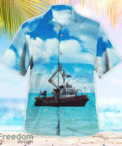 Toronto Fire Services William Lyon Mackenzie (fireboat) Beach Shirt For Team Product Photo 3