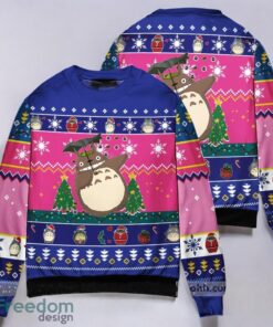 Totoro Ghibli Studio Ugly Sweater 3D Printed Christmas Gift