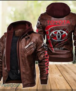 Toyota 2D Leather Jacket For Men Custom Name Special Gift Ideas Product Photo 2