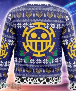 Trafalgar Law Christmas One Piece Knitted Christmas Sweater Trending Holidays For Men Women Fans - Trafalgar Law Christmas One Piece Ugly Christmas Sweater_2