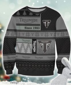 Triumph Logo Ugly Christmas Sweater For Fans Men And Women Christmas Gift Ideas Product Photo 2