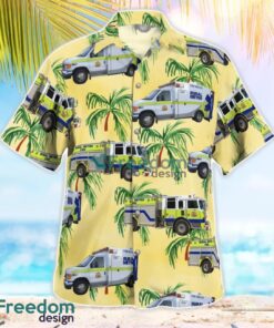 Tucson, Arizona, Rural Metro Fire - Pima County Beach Hawaiian Shirt Product Photo 2