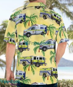 Tucson, Arizona, Rural Metro Fire - Pima County Beach Hawaiian Shirt Product Photo 4