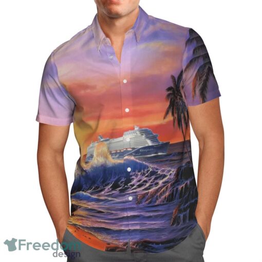 TUI Cruises Mein Schiff Summer Hawaiian Shirt Product Photo 2